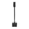 Black Aluminum Slim Candle Holder with Block Base Set